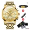 OLEVS Roman Dial Quartz Watch Luminous Watch Men