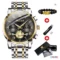 OLEVS Roman Dial Quartz Watch Luminous Watch Men