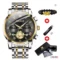 OLEVS Roman Dial Quartz Watch Luminous Watch Men