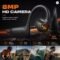 Open-Ear Bone Conduction Headset with 8MP Camera