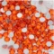 These Orange Rhinestones feature SS3–SS30 glass stones with silver backs. The sparkling Flatback Rhinestones are ideal for Nail Art, clothes, crafts, and DIY decoration.