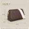 PATSY PG GARIS Women’s Retro Leather Crossbody Bag