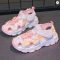 PU Leather Hollow Out Girls Summer Sports Sandals