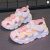 PU Leather Hollow Out Girls Summer Sports Sandals