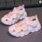 PU Leather Hollow Out Girls Summer Sports Sandals