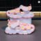 PU Leather Hollow Out Girls Summer Sports Sandals