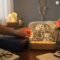 Personalized 3D Photo Night Light with Wooden Base