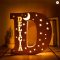Personalized Wooden Name & Star LED Wall Light