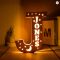 Personalized Wooden Name & Star LED Wall Light