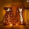 Personalized Wooden Name & Star LED Wall Light