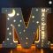 Personalized Wooden Name & Star LED Wall Light