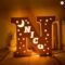 Personalized Wooden Name & Star LED Wall Light