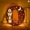 Personalized Wooden Name & Star LED Wall Light