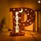 Personalized Wooden Name & Star LED Wall Light