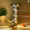 Personalized Wooden Name & Star LED Wall Light