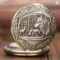 Pocket Watch Wolf Pendant Quartz Watch Men Gift