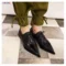 Pointed Toe Oxford Shoes Large Size Women Flats 1