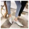 Pointed Toe Oxford Shoes Large Size Women Flats