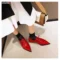 Pointed Toe Oxford Shoes Large Size Women Flats