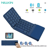 Portable Rechargeable Folding Bluetooth Keyboard