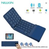 Portable Rechargeable Folding Bluetooth Keyboard
