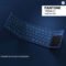 Portable Rechargeable Folding Bluetooth Keyboard