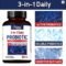 Probiotic Prebiotic Enzyme Capsules for Digestive Gut Support