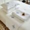 Pure Cotton Quilted Embroidery Bedspread Coverlet Set
