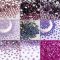 Purple SS3-SS30 Flatback Glue On Rhinestones Non Hotfix