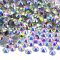 QIIY Glass Flatback Rhinestones for DIY Nail Art