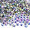 QIIY Glass Flatback Rhinestones for DIY Nail Art