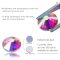 QIIY Glass Flatback Rhinestones for DIY Nail Art