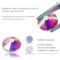 QIIY Glass Flatback Rhinestones for DIY Nail Art