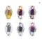 QIYI Vase-Shaped Glass Sew-On Rhinestones