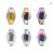 QIYI Vase-Shaped Glass Sew-On Rhinestones