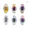 QIYI Vase-Shaped Glass Sew-On Rhinestones