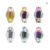 QIYI Vase-Shaped Glass Sew-On Rhinestones