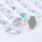 QIYI Vase-Shaped Glass Sew-On Rhinestones