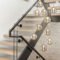Qyartistry Modern Glass Ball Spiral Chandelier