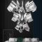 Qyartistry Modern LED Crystal Ceiling Chandelier