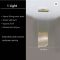 Qyartistry Modern LED Crystal Ceiling Chandelier