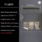 Qyartistry Modern LED Crystal Ceiling Chandelier