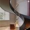 Qyartistry Modern Nordic Loft Spiral Chandelier