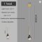 Qyartistry Modern Nordic Loft Spiral Chandelier