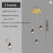 Qyartistry Modern Nordic Loft Spiral Chandelier