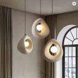 Ramalho Nordic Retro Resin LED Pendant Light – Modern Nordic Home Lighting