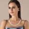 Real Freshwater Pearl Necklace Silver