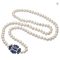 Real Natural Freshwater White Long Pearl Necklace Gift