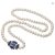Real Natural Freshwater White Long Pearl Necklace Gift