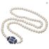 Genuine Natural Freshwater Cultured Long Pearl Necklace